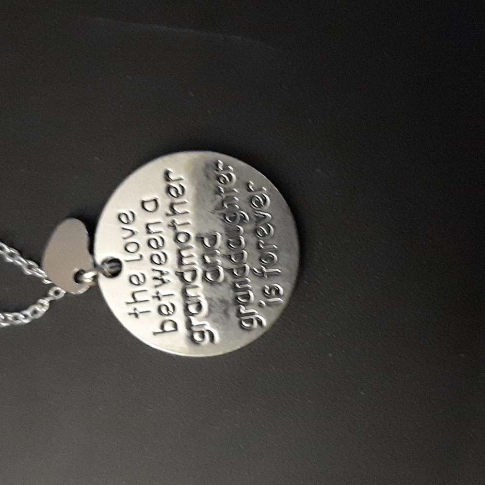 granddaughter necklace 18kgp